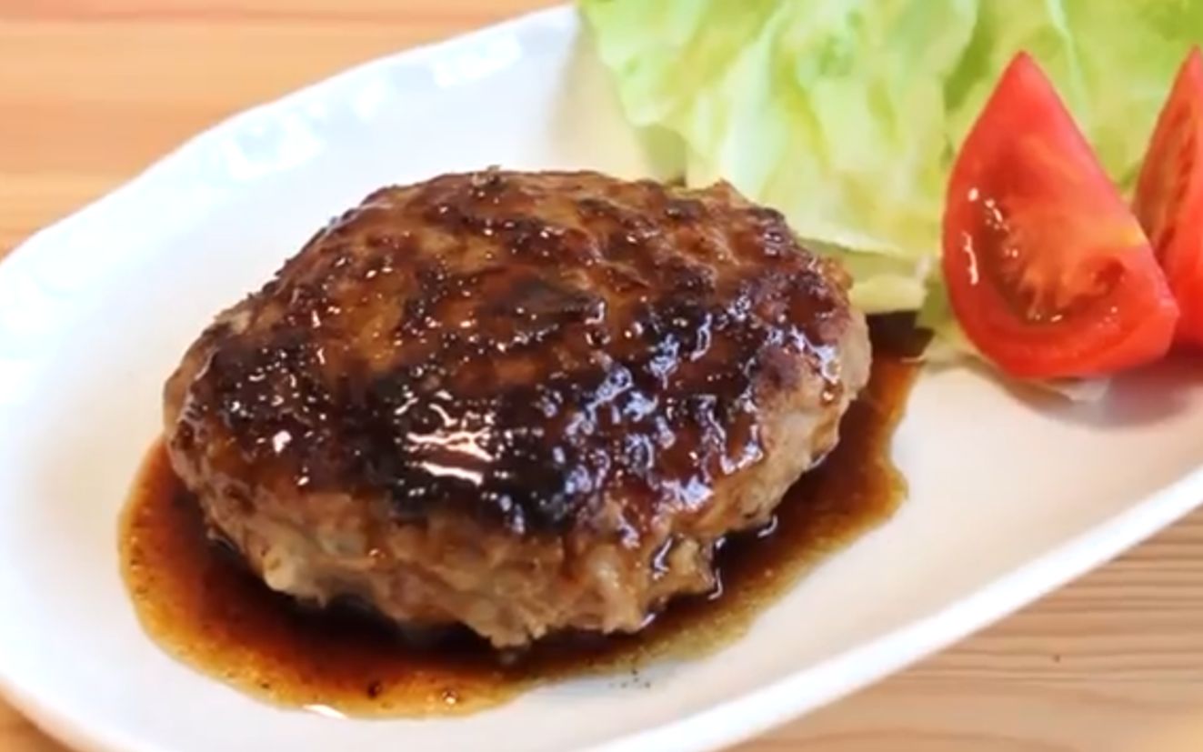 【日本料理】日本小姐姐教你做日式汉堡排