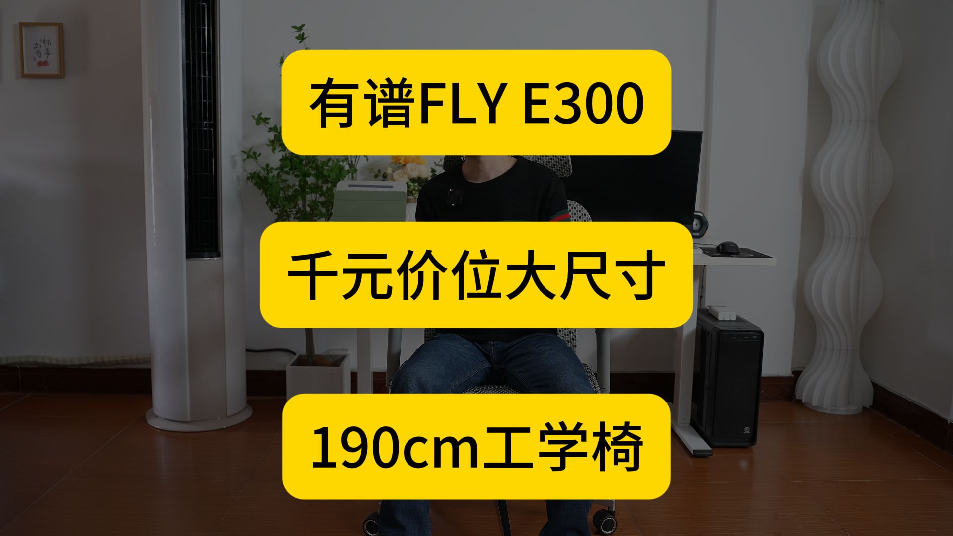 【有谱FLY E300】单品讲解,千元价位高性价比大尺寸人体工学椅哔哩哔哩bilibili