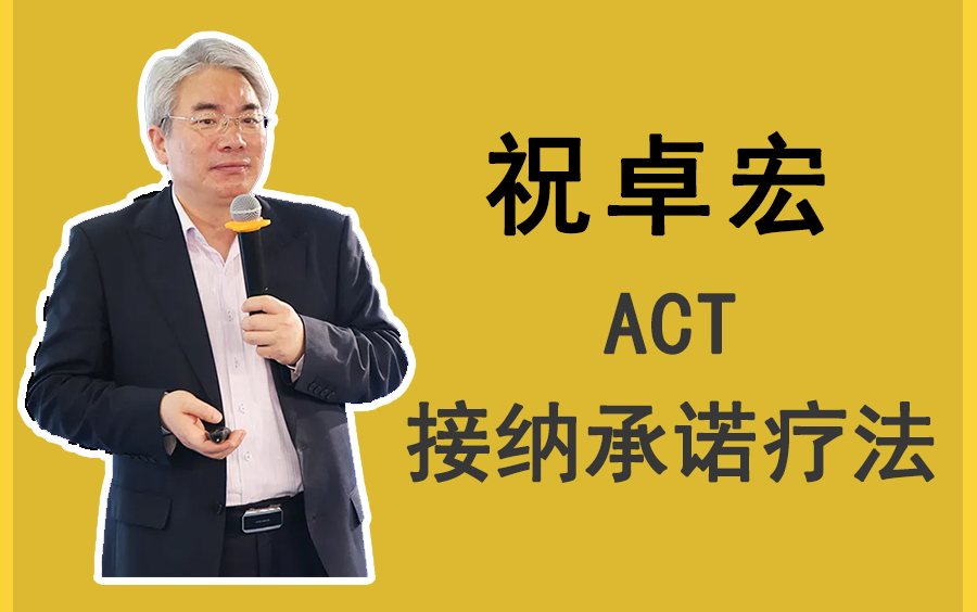 [图]祝卓宏 ACT自我接纳承诺疗法，激活你的内在力量，增强心理灵活性