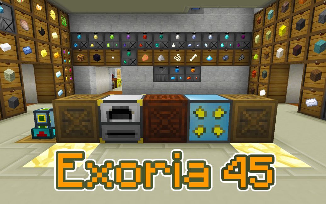 我的世界《超难魔改包Exoria多模组生存Ep45 究极矿物处理》Minecraft 安逸菌解说_哔哩哔哩_bilibili