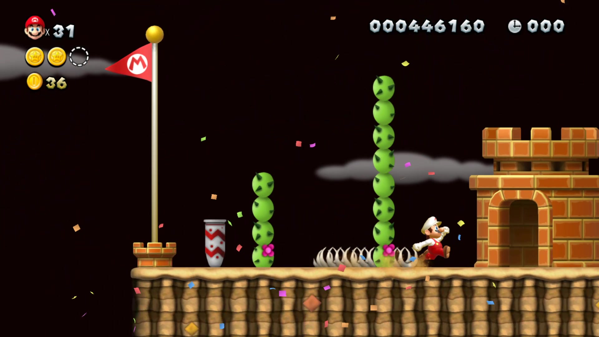 蛋哥解说新超级马里奥兄弟u沙漠改版第二期又是两期结束一版本