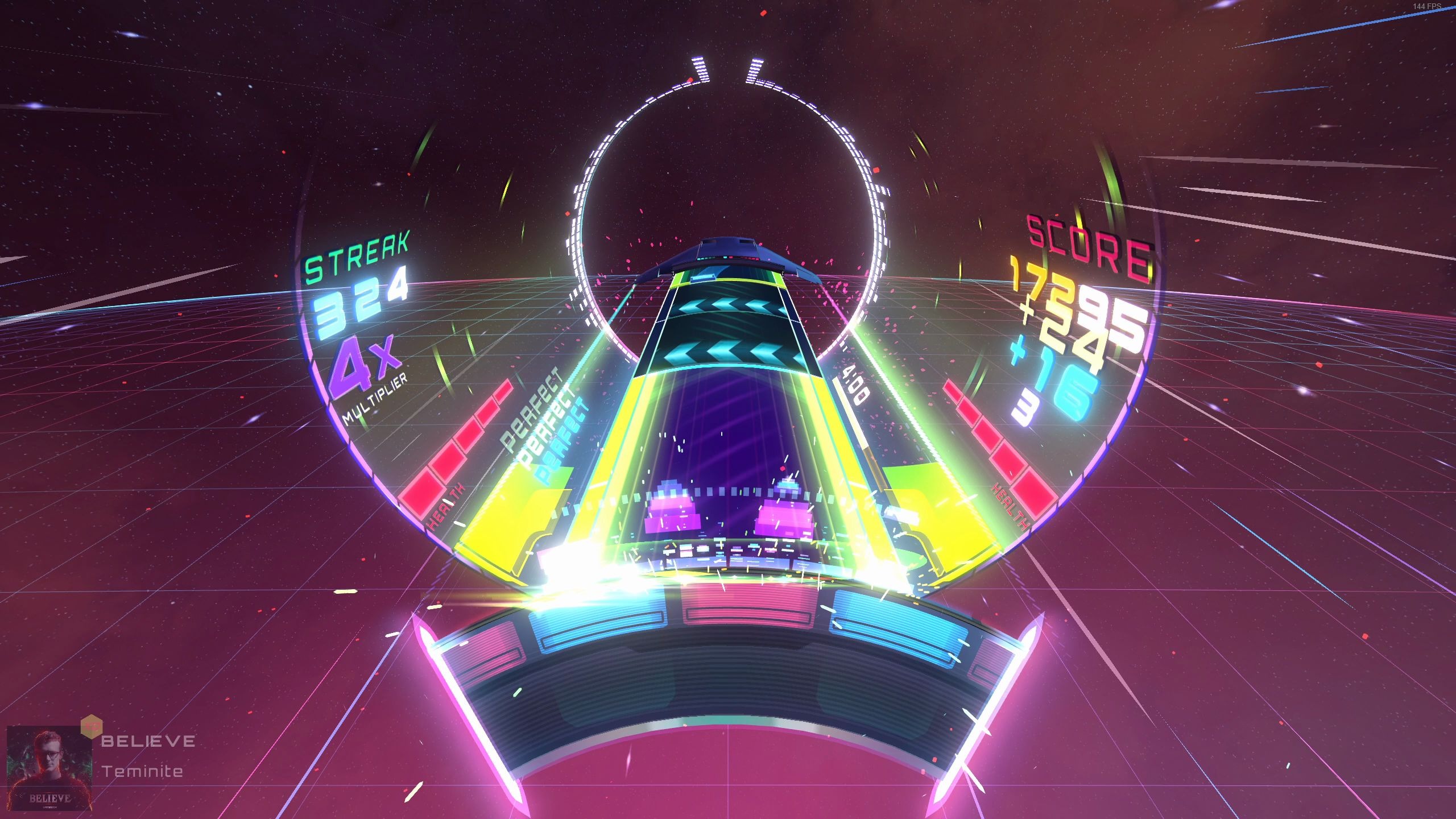 spin rhythm xd xd难度最高难度歌曲《believe》s评分