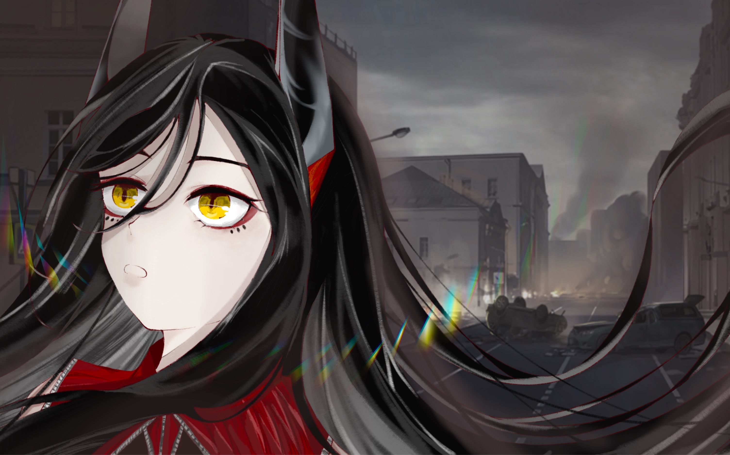 【明日方舟】"为了让自己看起来更像个萨卡兹,她磨尖了自己的角"