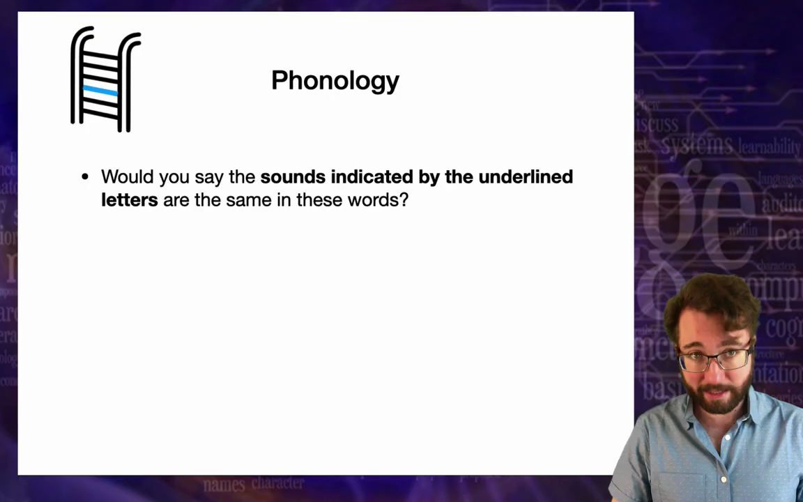 [图]Introduction to Linguistics_ Phonology 1 语言学引论 音系学1 加州大学尔湾分校Richard Futrell教授