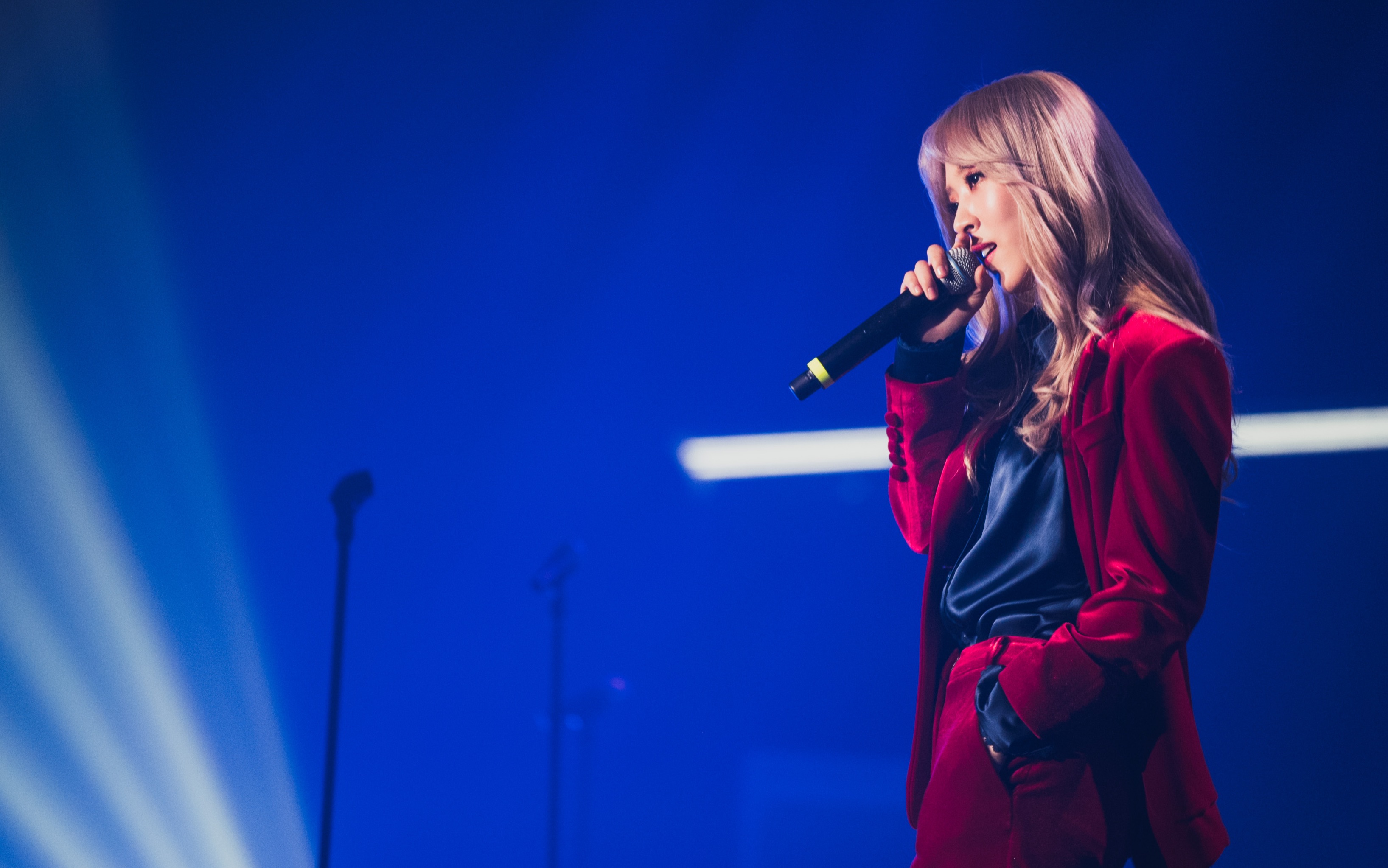 自制渣字幕- mamamoo moonbyul 玟星 演唱会solo-「好卑微」_哔哩