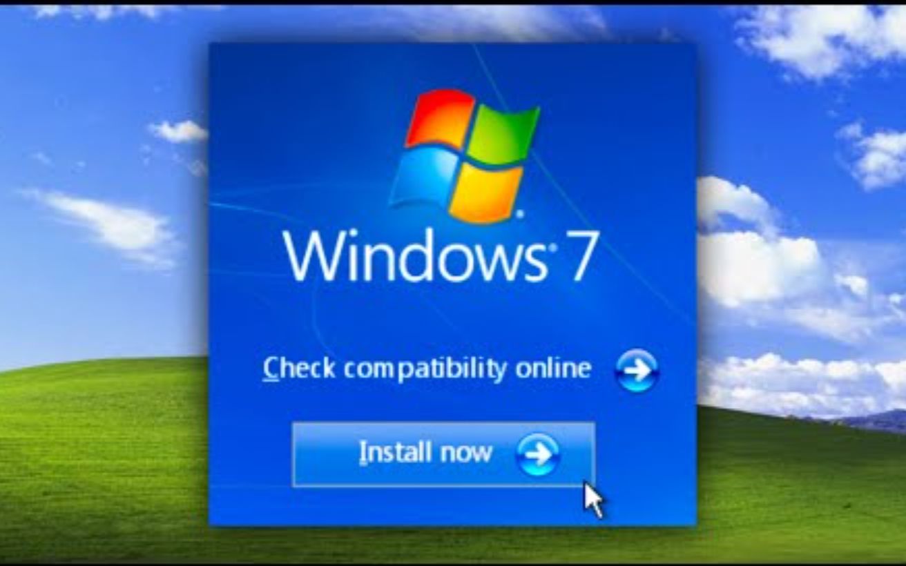 [图]现在是 2010 年，您将升级到 Windows 7！