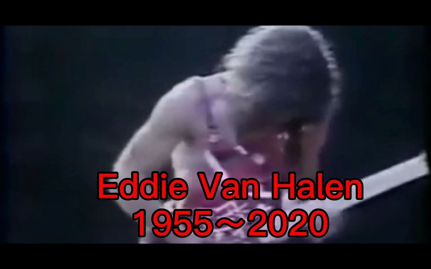 大神RIP !伟大的 Eddie Van Halen 11个吉他经典标志时刻哔哩哔哩bilibili