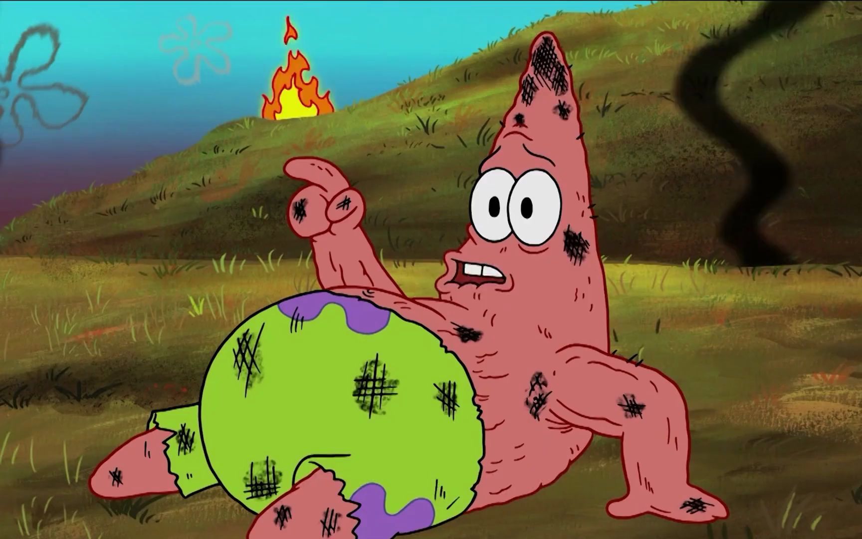 海绵宝宝:珊迪为增加抓水母游戏难度,使出恐怖激素鱼饲料!