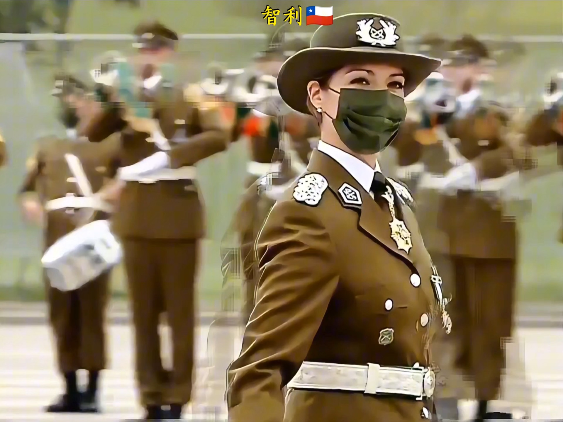 越南.智利.女兵风采.英姿飒爽!