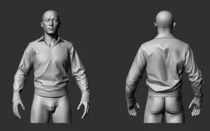Download Video: 衬衫制作04_ZBrush雕刻褶皱