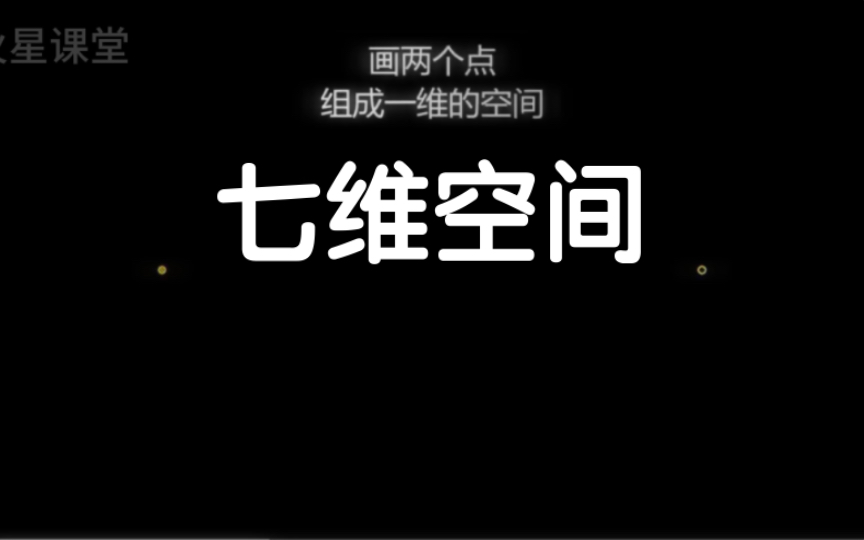 [图]如何理解七维空间？