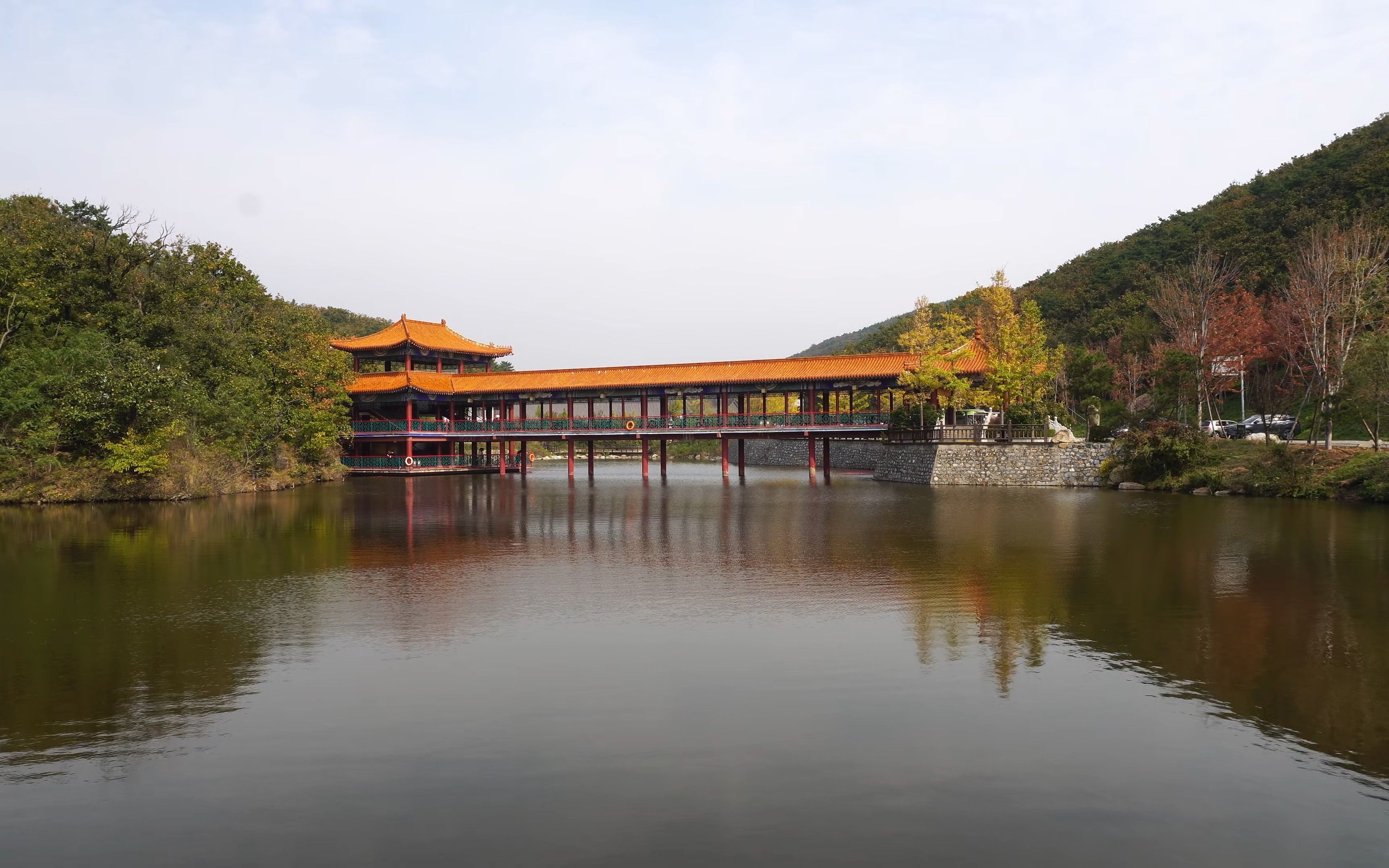 大连横山寺公园图片