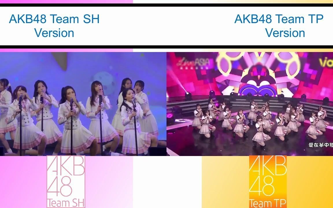 [图]AKB48 Team SH & Team TP - 闪亮的幸运 / Heavy Rotation