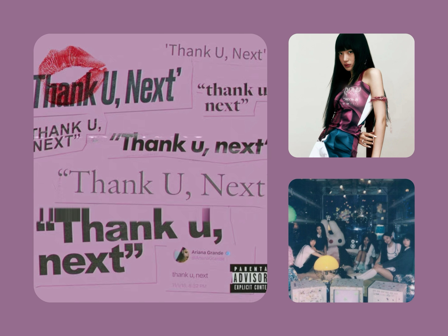 [图]thank u, next x Hurt x down down down(mashup)