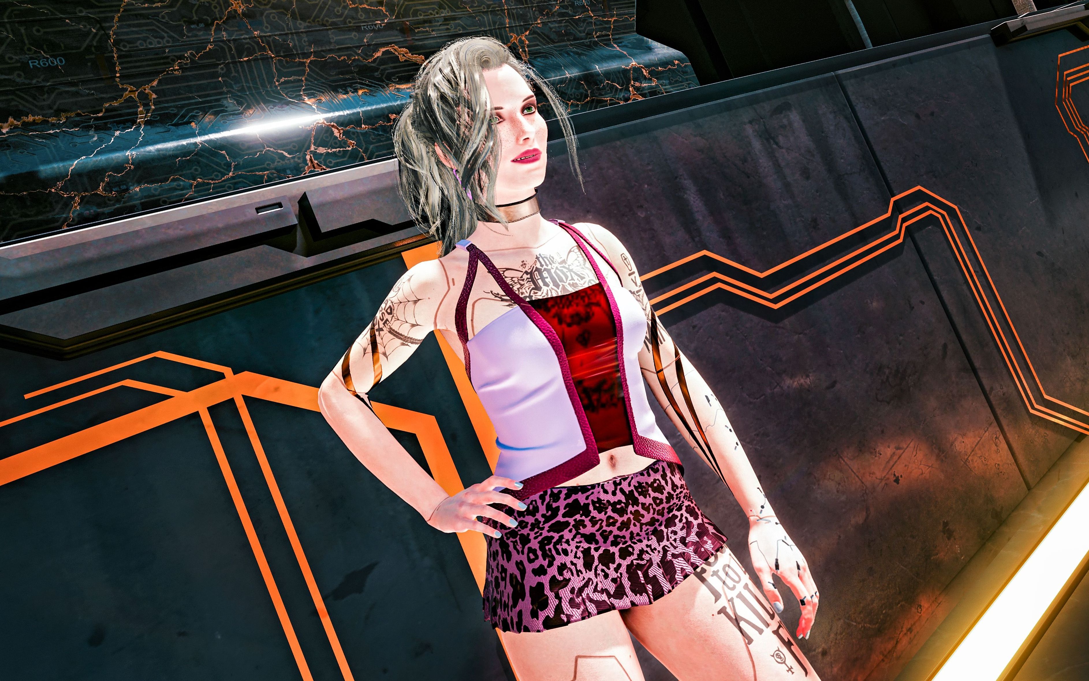 赛博朋克2077 星球大战光剑对决赛博精神病 dlc新武器断头台 |短裙