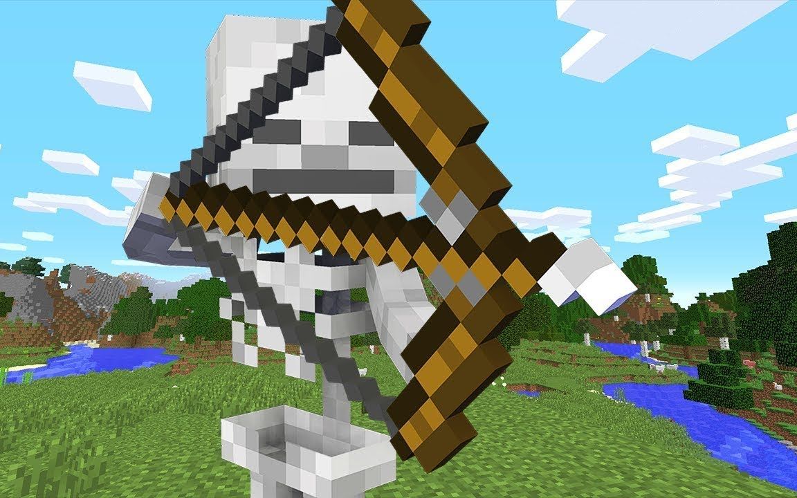 【maizen】我的世界|骷髅射手playing minecraft as a skeleton!