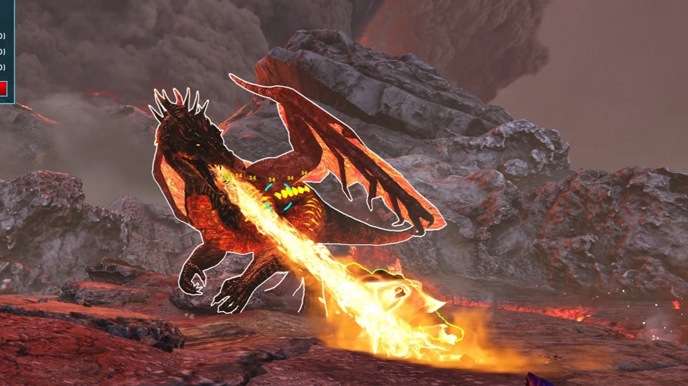 方舟蛐蛐进化之vs喷火龙boss