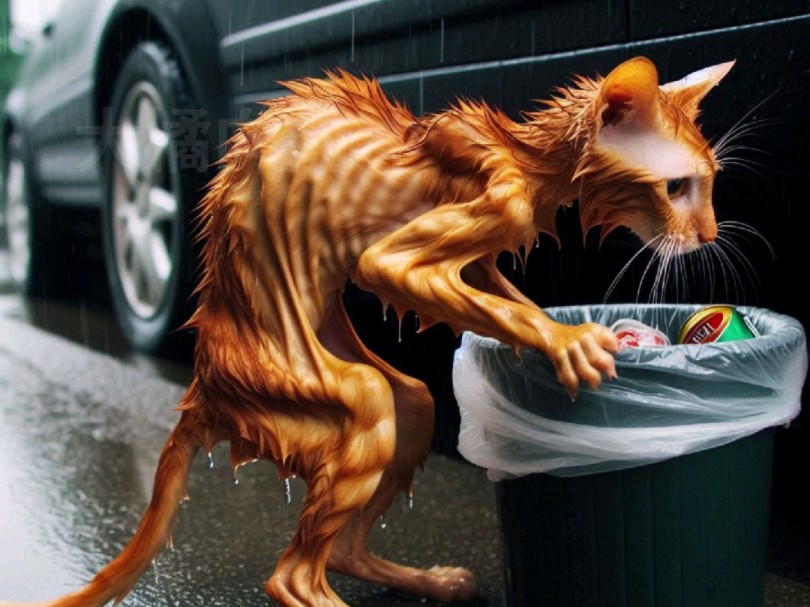 流浪猫咪真的好可怜,关爱流浪猫