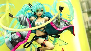 镜叔】初音韶华~VOCALOID 初音未来1/7手办Myethos~开箱评测_哔哩