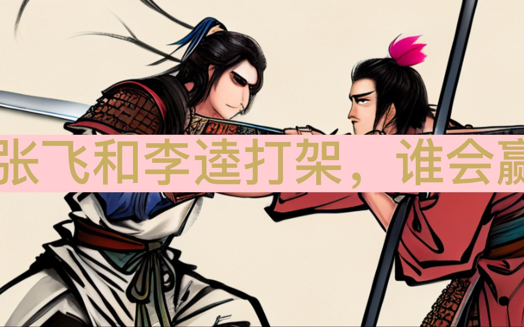 张飞和李逵打架,谁会赢