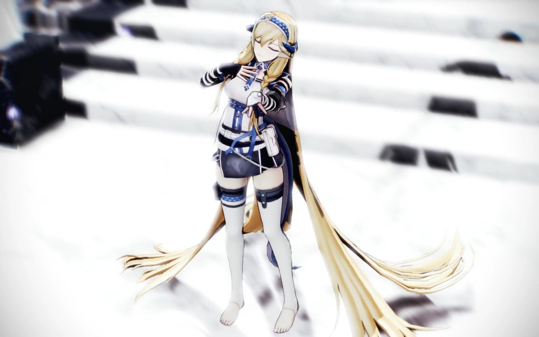 【mmd/琴柳】under cloud -明日方舟