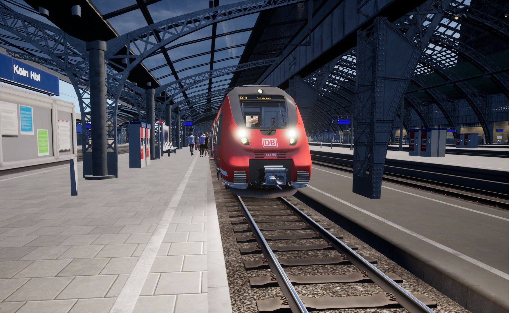 模拟火车世界2科隆亚琛高速线第16期re9科隆火车总站