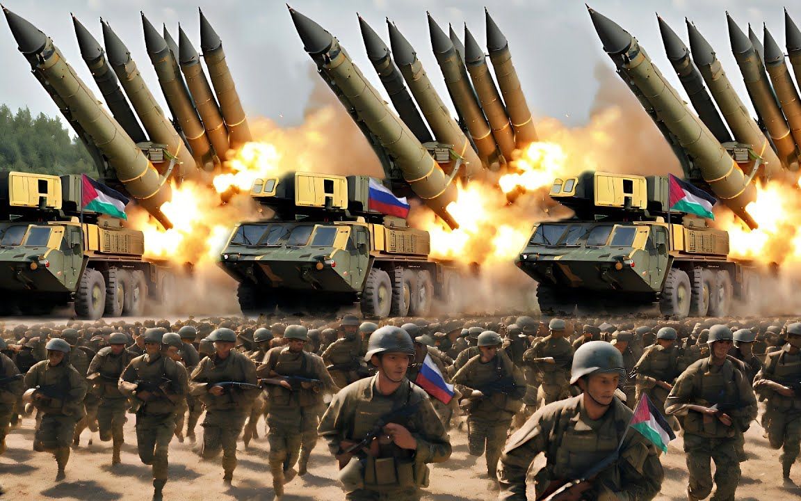 悲惨! 乌克兰的以色列总统府被俄罗斯和哈马斯精锐部队摧毁