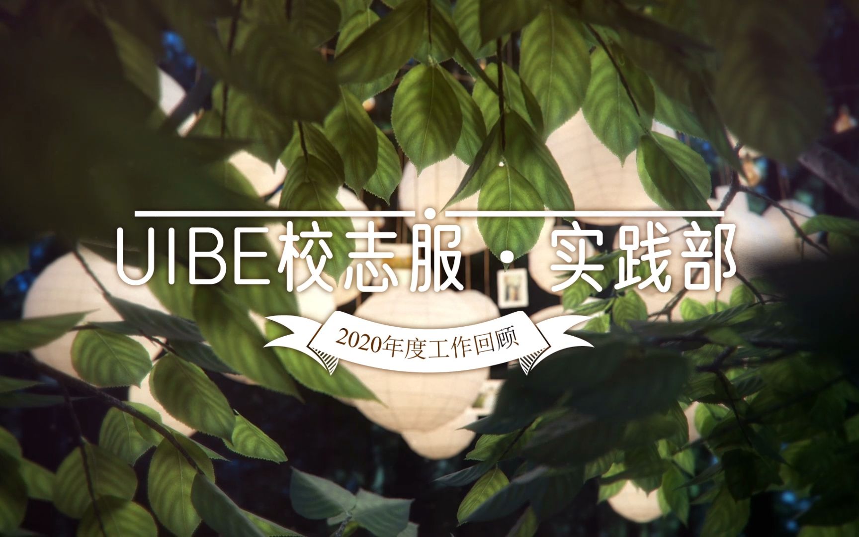 UIBE校志服实践部2020年度工作总结哔哩哔哩bilibili