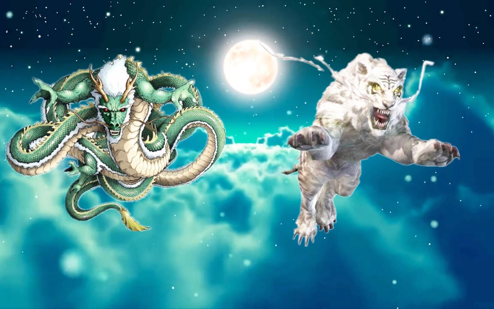 四大神兽中的青龙,白虎,一个助黄帝战蚩尤,一个降世为唐初大将_哔哩