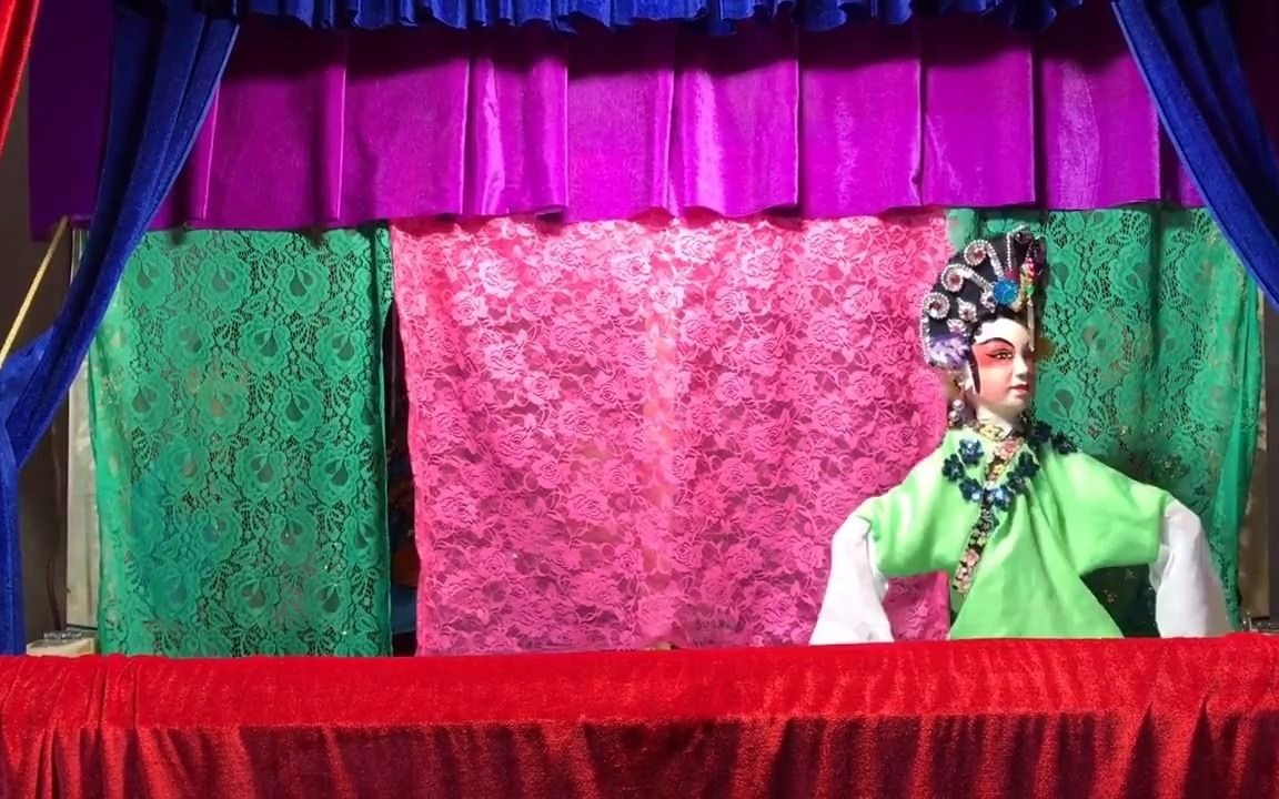 茂名民间传统文化单人木偶戏表演 (2)