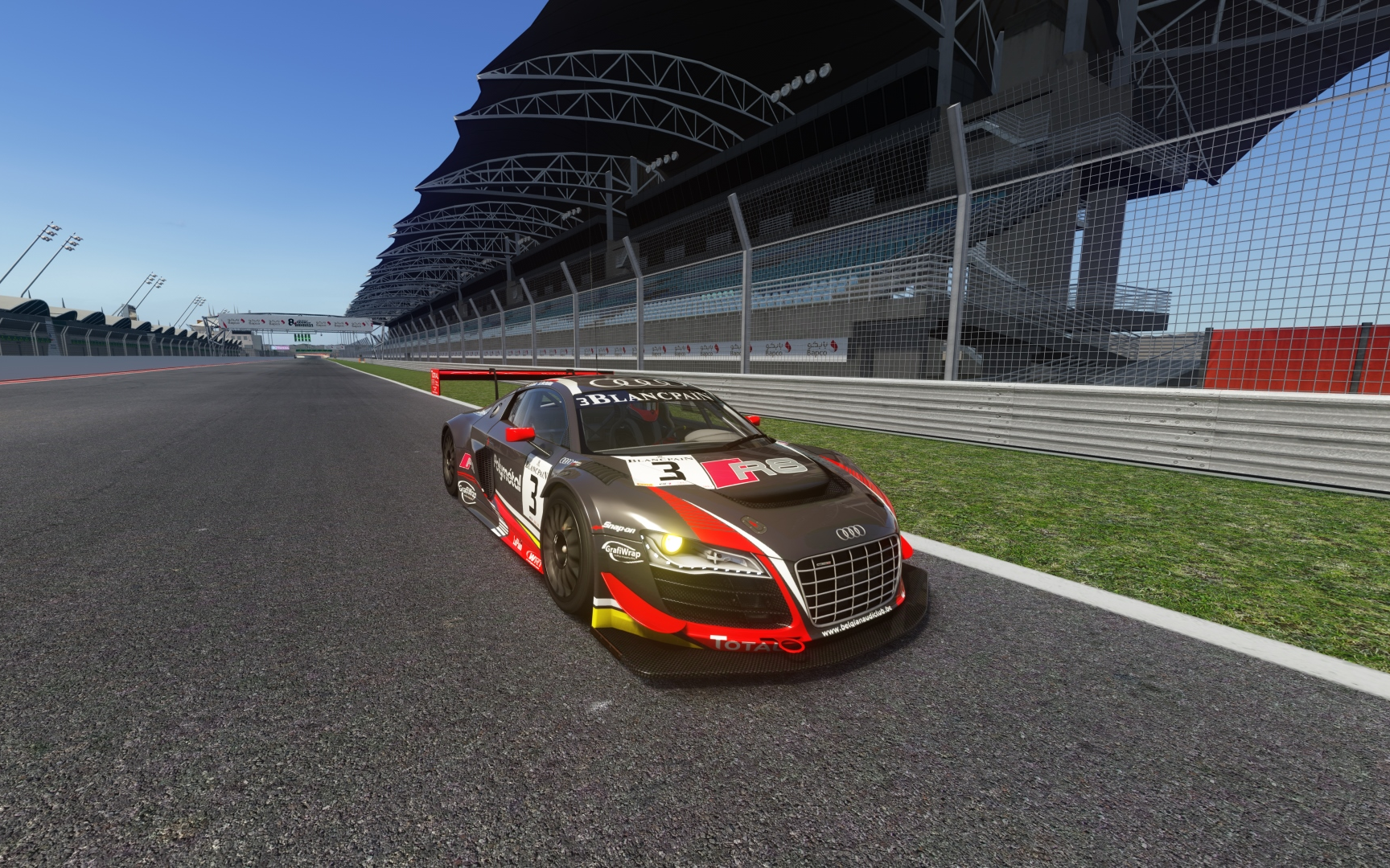 raygu神力科莎奥迪r8lmsultra巴林试驾