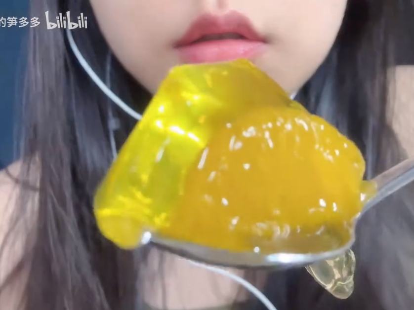 果冻咀嚼音 无人声 吃播
