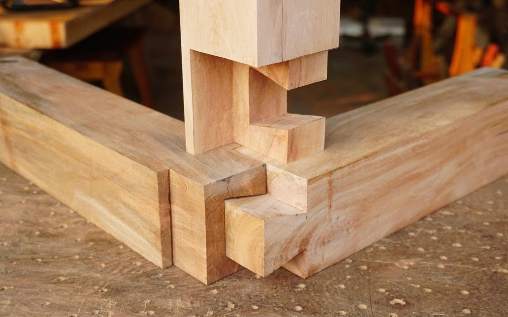 日本木匠展示鲁班的榫卯技术,成品让人大开眼界,不愧是鲁班二世