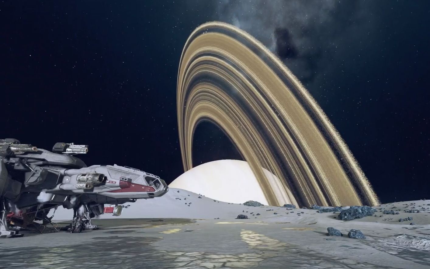 starfield卫星土卫一延时拍摄