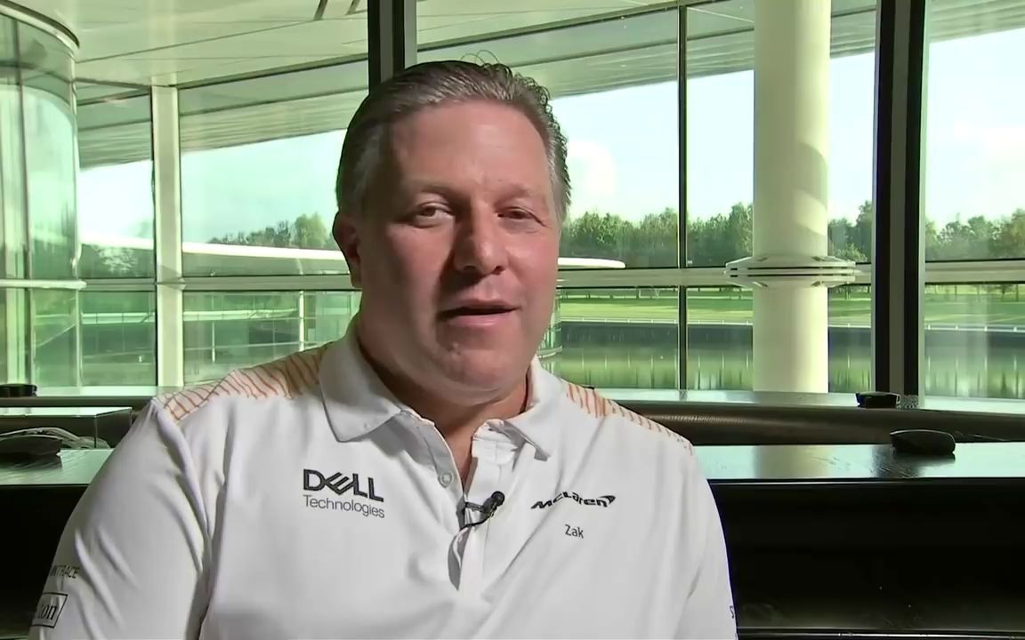 【f1】扎克布朗在迈凯伦沃金总部接受采访