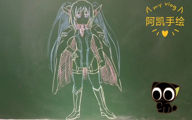 活动  【粉笔画】天降之物 很老的动画片不知道大家有没有看过