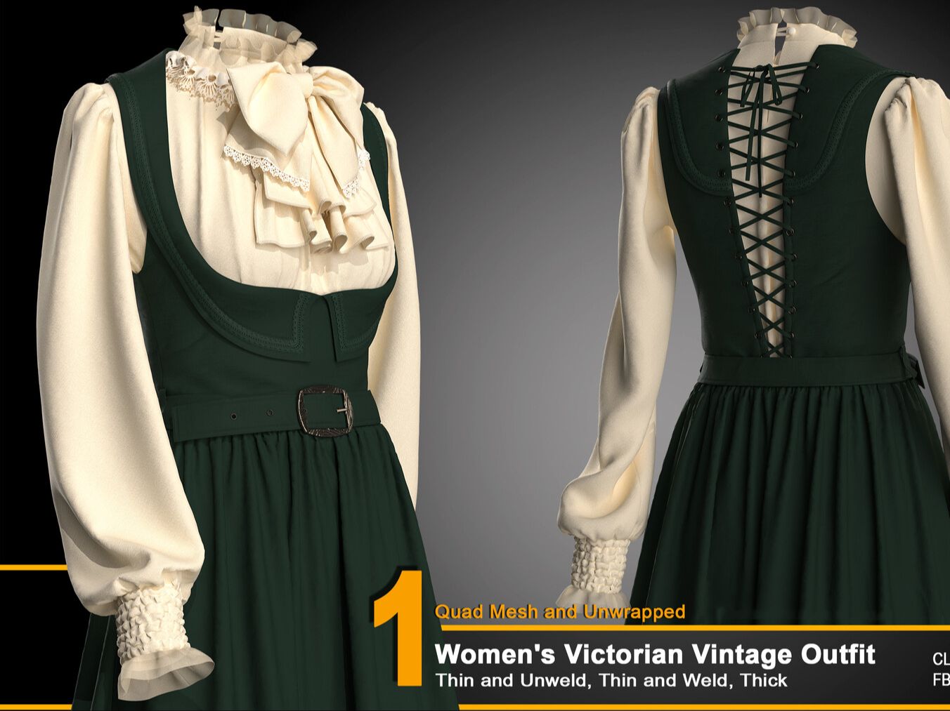 md服装女士维多利亚复古衬衫连衣裙套装zprj模型打版源文件3d服装