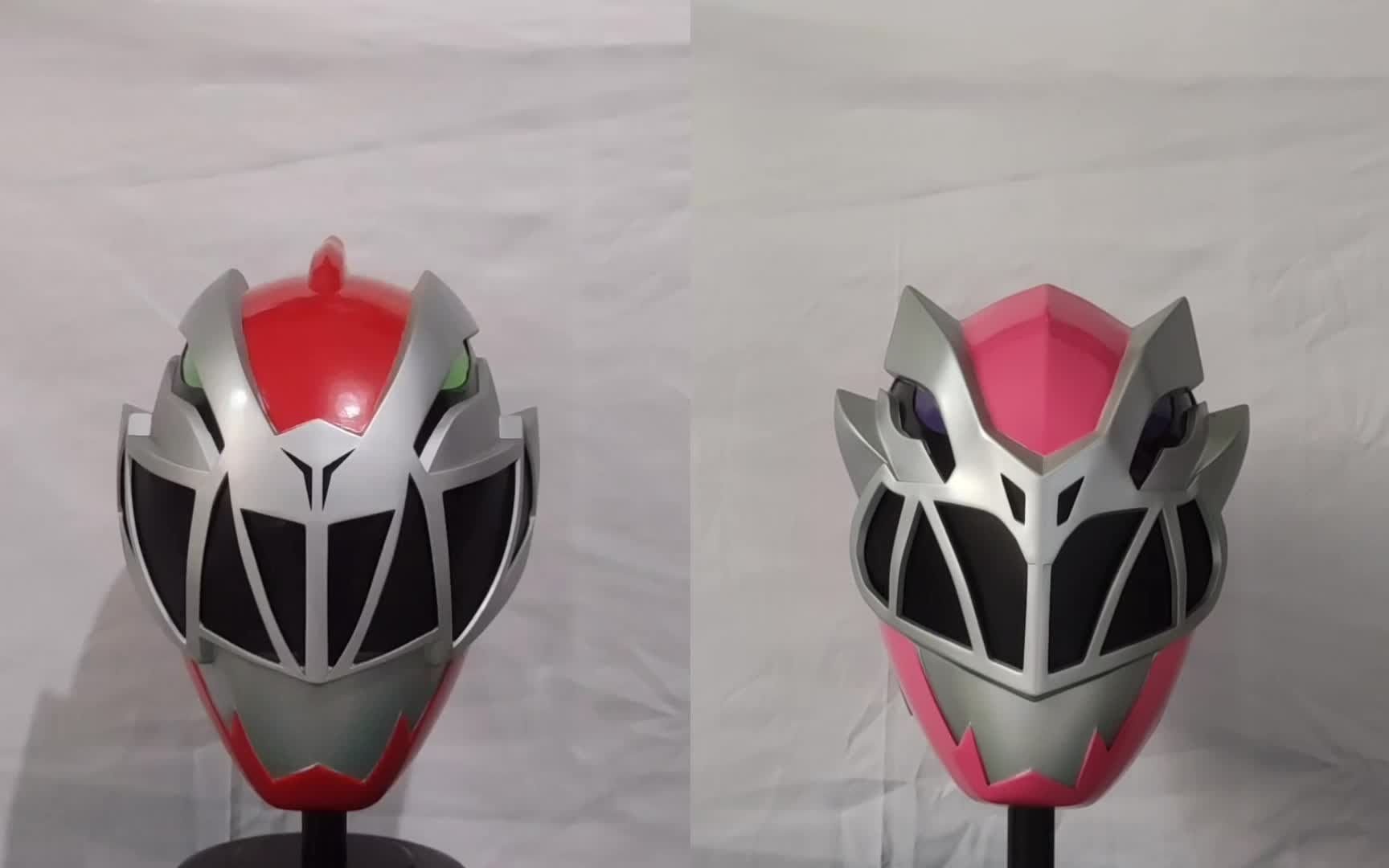 骑士龙战队龙装者 龙装红 龙装粉 1:1 光敏成品头盔
