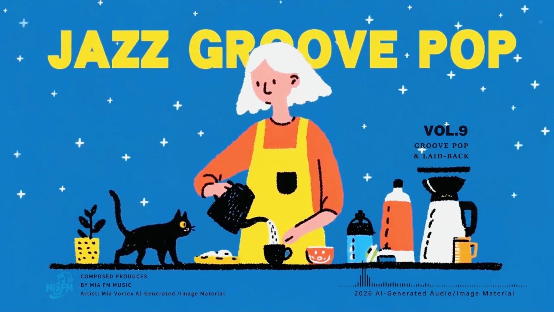 Playlist 『🐱周末宅家!咖啡配猫咪 + 丝滑律动太舒服』| 8小时 | Groove Pop 律动歌单 /學習/專注/工作/咖啡廳 ...