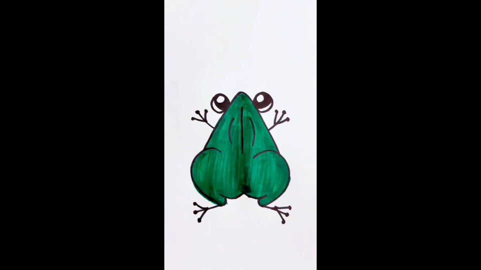 教你这样画小青蛙,简单又好看!