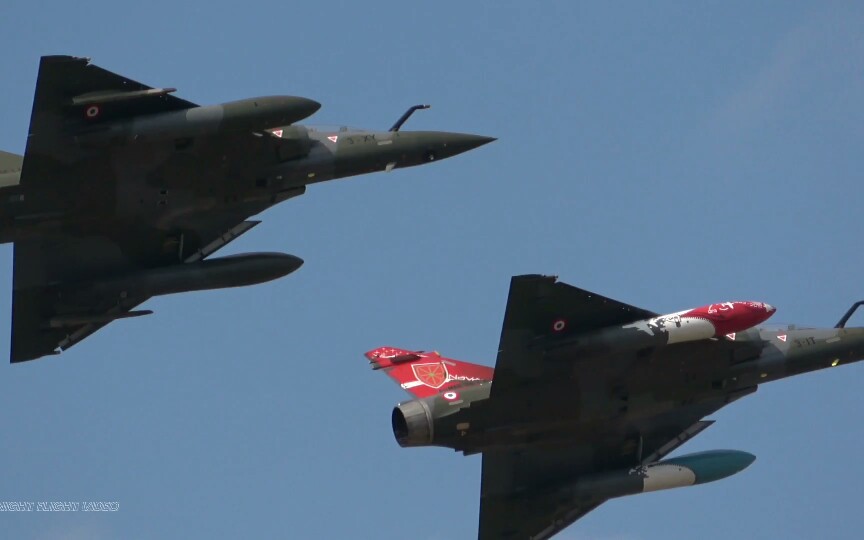 幻影2000战斗机双机编队【1080p】