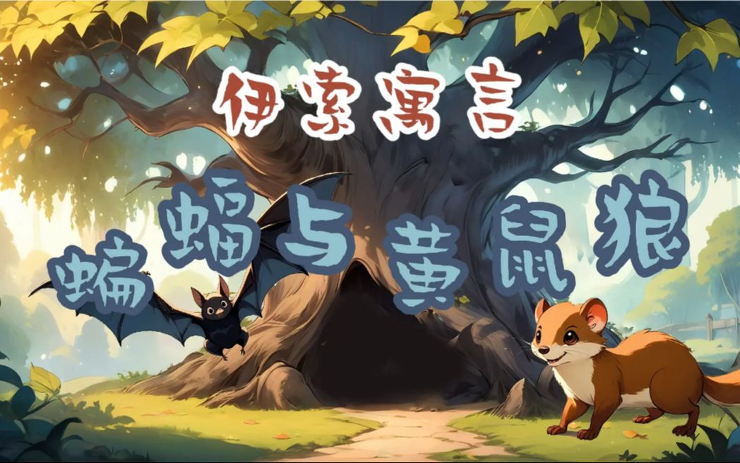 飞咪绘本屋蝙蝠与黄鼠狼