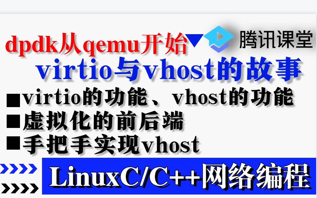 VIRTIO后端框架QEMU与VHOST分析哔哩哔哩bilibili