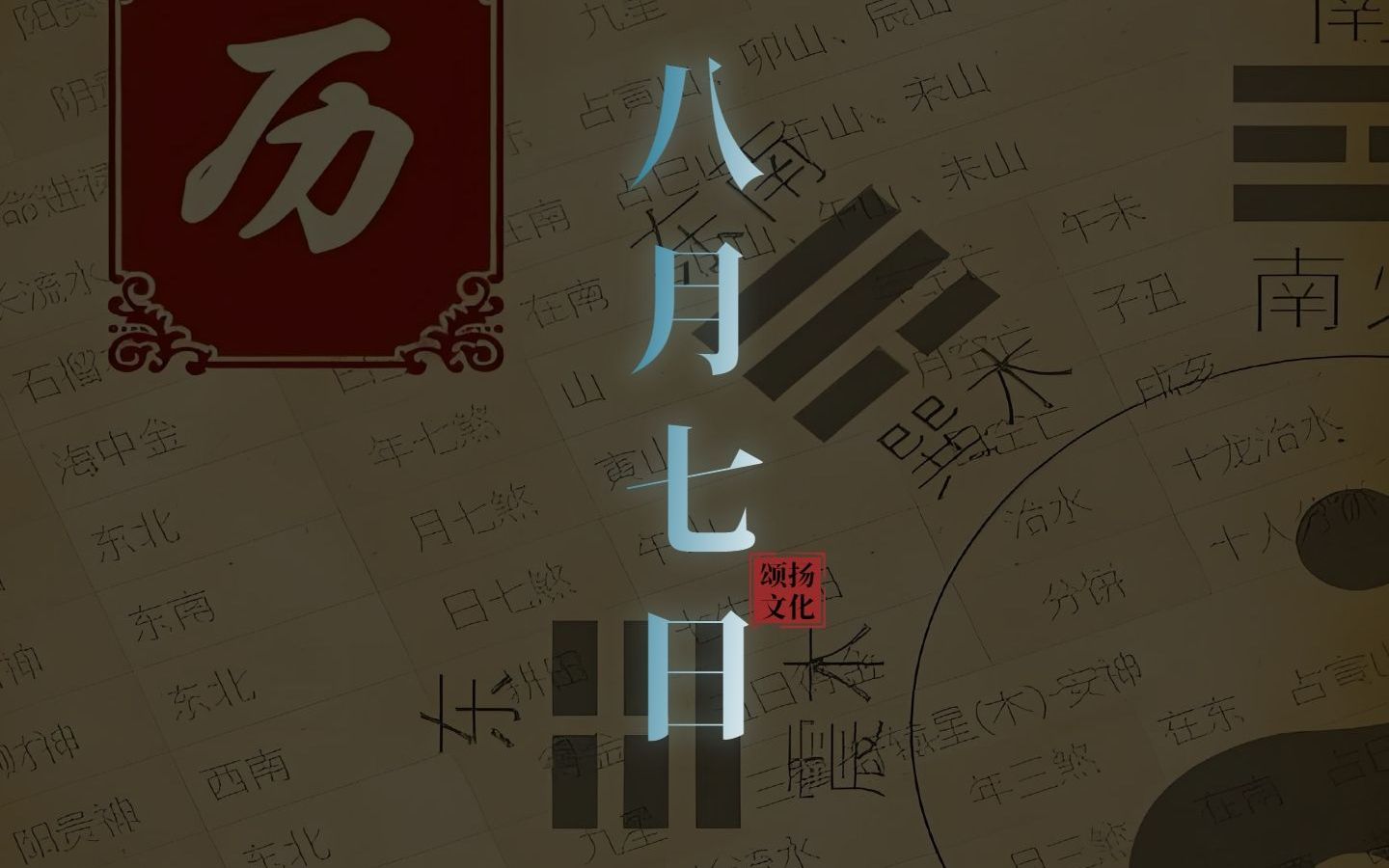 黄帝历4721年 七月初四 葵卯日哔哩哔哩bilibili