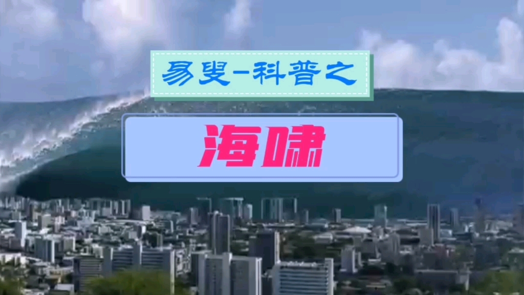 你知道海啸是怎么产生的吗?知道海啸有哪些类型吗?海啸的多发区域在哪吗?听说过水墙吗?哔哩哔哩bilibili