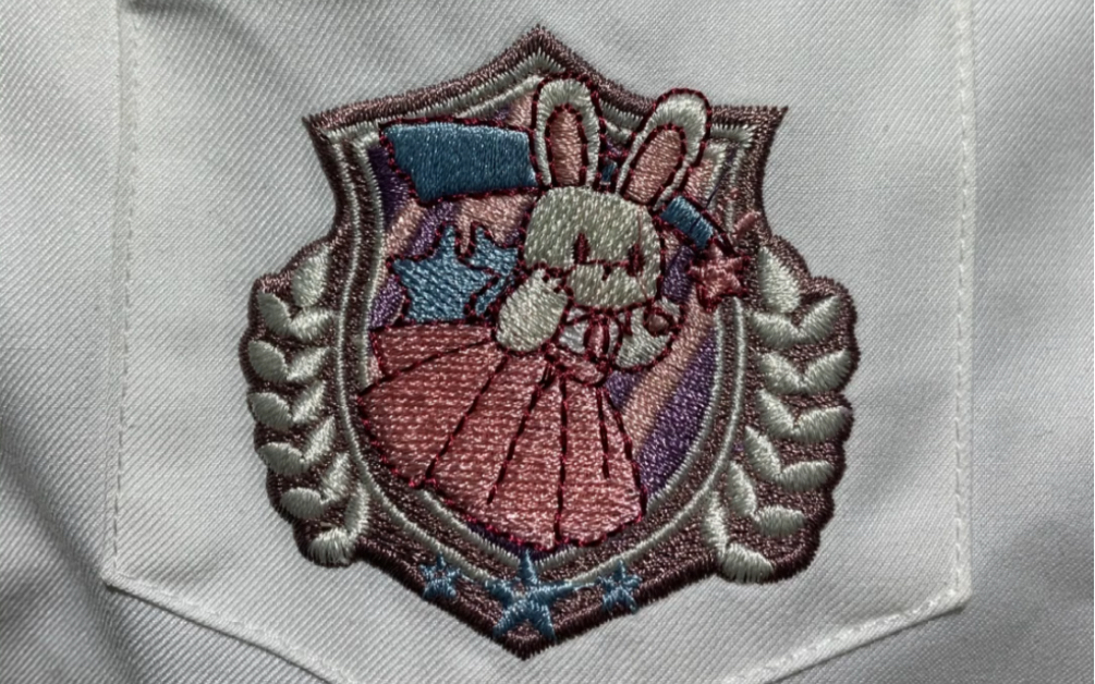 jk制服原创图案刺绣定制