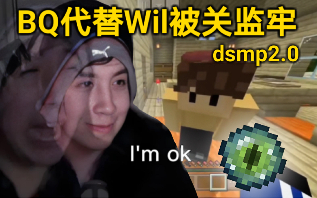 【dsmp小默剧】BQ代替Wilbur被关进监牢(语c)单机游戏热门视频