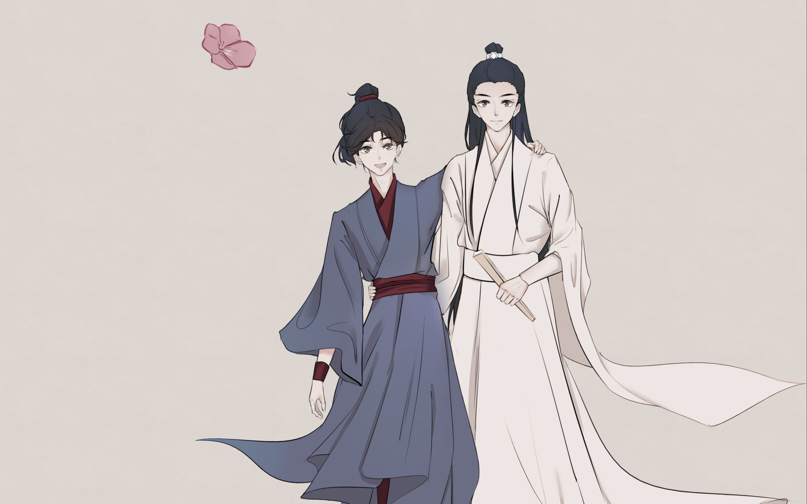 新绝代双骄——花鱼生日长轴向