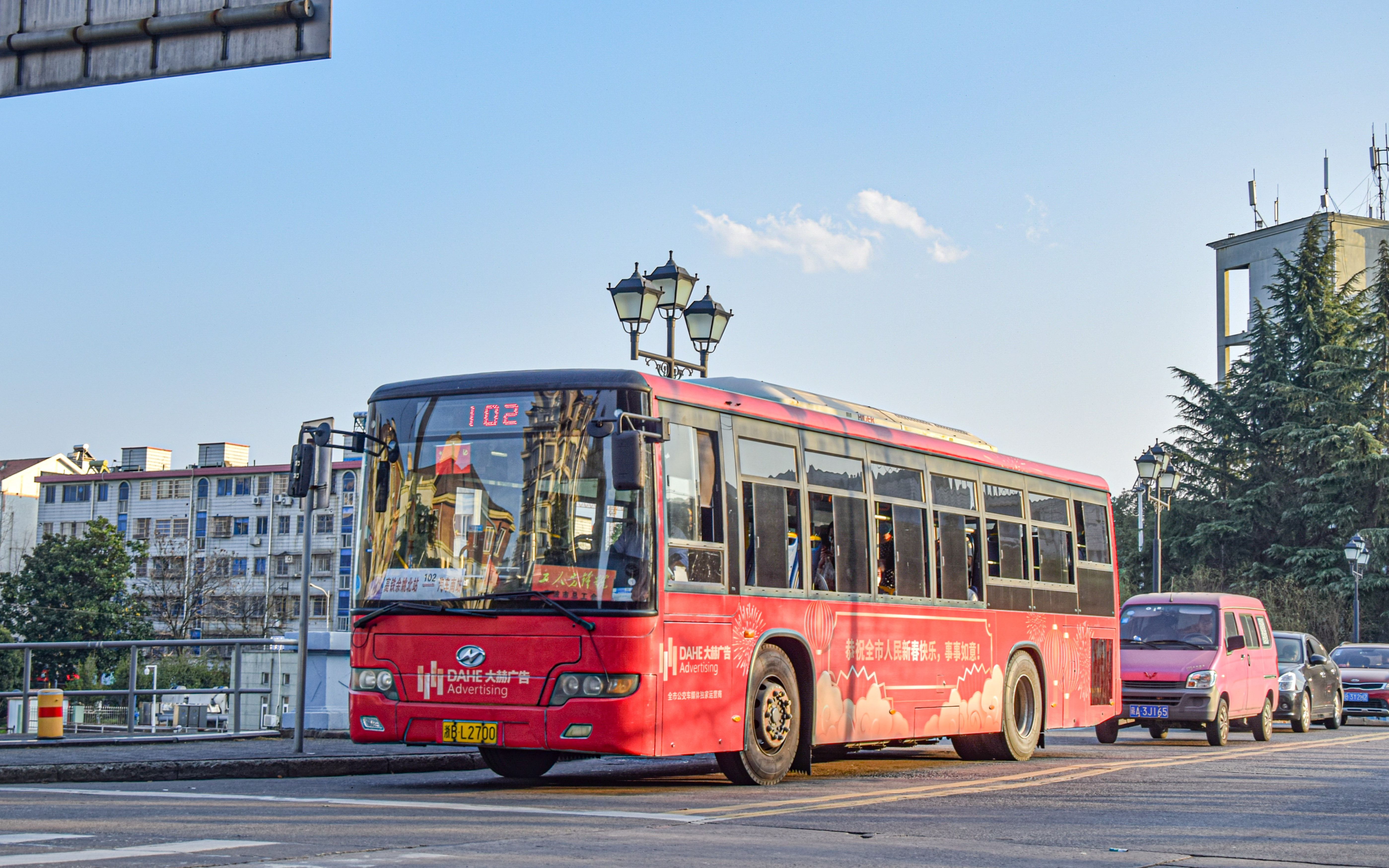 【4k】余姚公交102路klq6108ge4运营实录_哔哩哔哩_bilibili