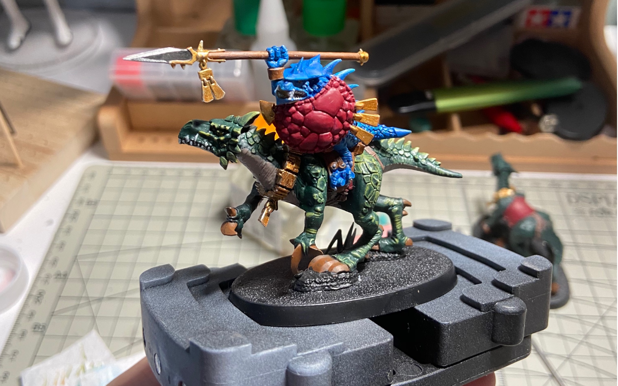 战锤aos 蜥蜴人 蜥人骑士